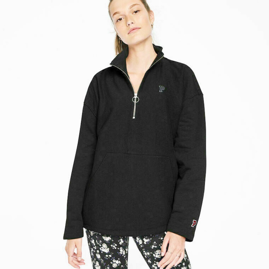 Pink Vs Premium College Quarter Zip